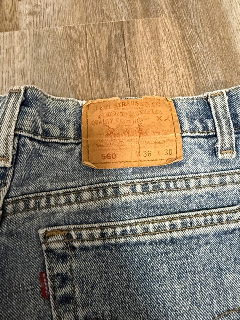 Men’s Levi’s 560 Classic Faded Straight Vintage Jeans 36x30